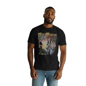 Biker Motorcycle Florida Graphic Tee